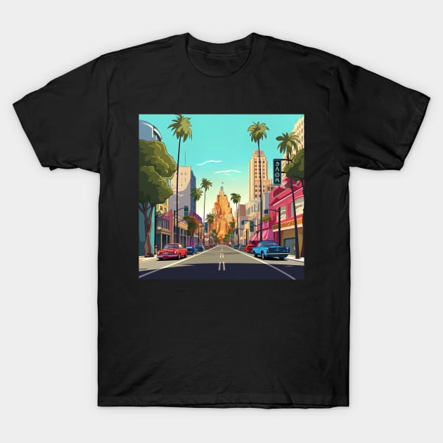 Hollywood T-Shirt by ComicsFactory